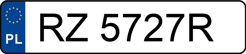 Numer rejestracyjny RZ 5727R posiada AUDI A4 Allroad TDI MR`09 E5 B8 A4 Allroad TDI MR`09 E5 B8 - RZ5727R