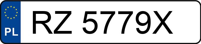 Numer rejestracyjny RZ 5779X posiada VOLVO FL FLB3C/SM - RZ5779X Numer rejestracyjny RZ 5779X posiada VOLVO FL FLB3C/SM - RZ5779X