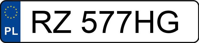 Numer rejestracyjny RZ 577HG posiada TOYOTA Yaris Cross 1.5 Hybrid Dynamic Force MR`21 E6AP Style 130 FWD e-CVT - RZ577HG