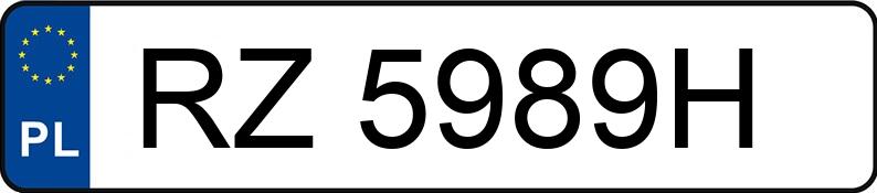 Numer rejestracyjny RZ 5989H posiada CHEVROLET AVEO - RZ5989H Numer rejestracyjny RZ 5989H posiada CHEVROLET AVEO - RZ5989H