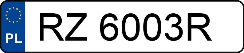 Numer rejestracyjny RZ 6003R posiada PEUGEOT PARTNER 1.6 HDI - RZ6003R Numer rejestracyjny RZ 6003R posiada PEUGEOT PARTNER 1.6 HDI - RZ6003R