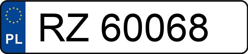 Numer rejestracyjny RZ 60068 posiada HONDA City 1.4 MR`06 E4 Comfort - RZ60068