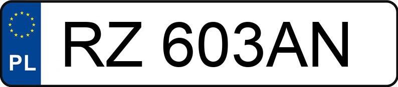 Numer rejestracyjny RZ 603AN posiada BMW M3 - RZ603AN Numer rejestracyjny RZ 603AN posiada BMW M3 - RZ603AN