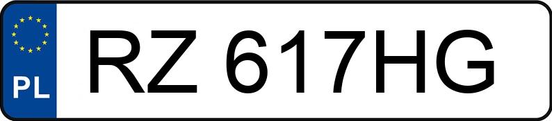 Numer rejestracyjny RZ 617HG posiada VOLVO S90 - RZ617HG