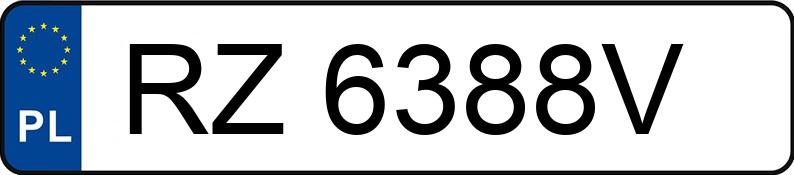 Numer rejestracyjny RZ 6388V posiada SKODA PRAKTIK - RZ6388V