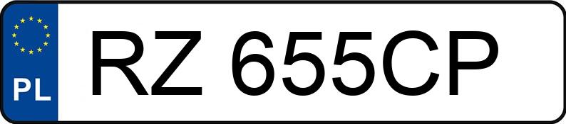 Numer rejestracyjny RZ 655CP posiada NIEWIADÓW  BR2 - RZ655CP