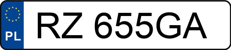 Numer rejestracyjny RZ 655GA posiada RENAULT CLIO - RZ655GA