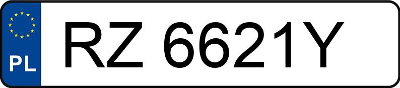 Numer rejestracyjny RZ 6621Y posiada HONDA Accord 1.8i MR`98 S - RZ6621Y