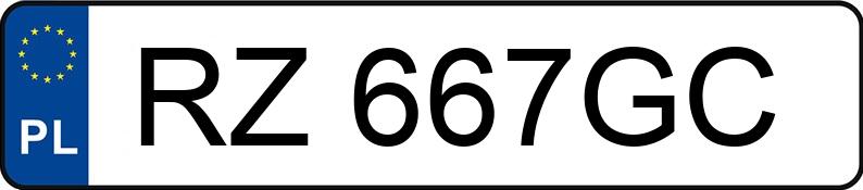 Numer rejestracyjny RZ 667GC posiada HYUNDAI ELANTRA - RZ667GC