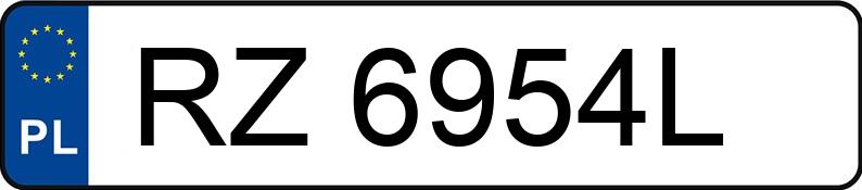 Numer rejestracyjny RZ 6954L posiada SKODA Octavia II 1.6 MR`09 E5 Ambiente - RZ6954L