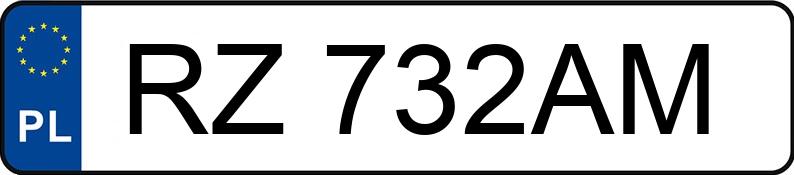 Numer rejestracyjny RZ 732AM posiada FORD Mondeo 2.0 TDCi MR`07 E4 Titanium - RZ732AM Numer rejestracyjny RZ 732AM posiada FORD Mondeo 2.0 TDCi MR`07 E4 Titanium - RZ732AM