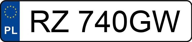 Numer rejestracyjny RZ 740GW posiada BMW 730 Diesel DPF MR`15 E6 G11/G12 xDrive Steptronic - RZ740GW Numer rejestracyjny RZ 740GW posiada BMW 730 Diesel DPF MR`15 E6 G11/G12 xDrive Steptronic - RZ740GW