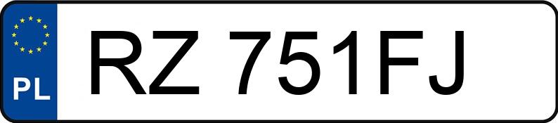 Numer rejestracyjny RZ 751FJ posiada MAZDA 3 - 2.0 MR`19 E6 Kai Aut. - RZ751FJ Numer rejestracyjny RZ 751FJ posiada MAZDA 3 - 2.0 MR`19 E6 Kai Aut. - RZ751FJ