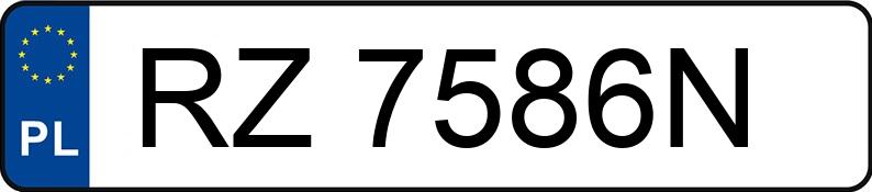 Numer rejestracyjny RZ 7586N posiada PEUGEOT 308 SW 1.6 HDI MR`07 E4 Premium 90 - RZ7586N