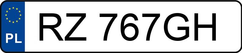 Numer rejestracyjny RZ 767GH posiada BMW 318i MR`19 E6d G20 318i MR`19 E6d G20 - RZ767GH