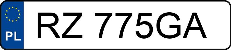 Numer rejestracyjny RZ 775GA posiada FORD MUSTANG - RZ775GA Numer rejestracyjny RZ 775GA posiada FORD MUSTANG - RZ775GA