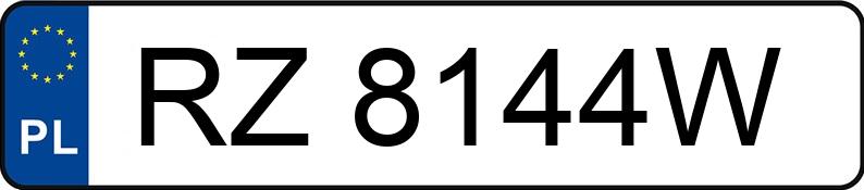 Numer rejestracyjny RZ 8144W posiada PEUGEOT BOXER Y - RZ8144W Numer rejestracyjny RZ 8144W posiada PEUGEOT BOXER Y - RZ8144W