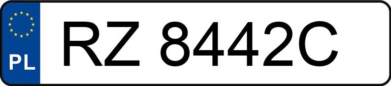 Numer rejestracyjny RZ 8442C posiada VOLKSWAGEN SCIROCCO - RZ8442C Numer rejestracyjny RZ 8442C posiada VOLKSWAGEN SCIROCCO - RZ8442C