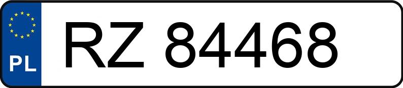 Numer rejestracyjny RZ 84468 posiada SKODA OCTAVIA - RZ84468