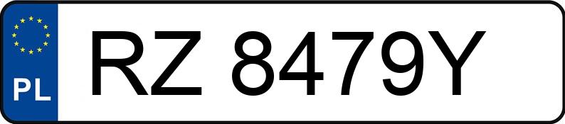 Numer rejestracyjny RZ 8479Y posiada CHRYSLER PT Cruiser 2.4 16V Kat. MR`00 E4 Classic - RZ8479Y Numer rejestracyjny RZ 8479Y posiada CHRYSLER PT Cruiser 2.4 16V Kat. MR`00 E4 Classic - RZ8479Y