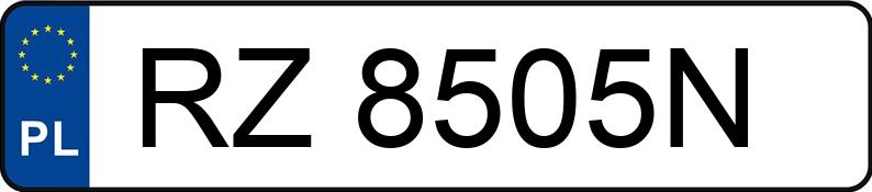 Numer rejestracyjny RZ 8505N posiada PEUGEOT BOXER - RZ8505N Numer rejestracyjny RZ 8505N posiada PEUGEOT BOXER - RZ8505N