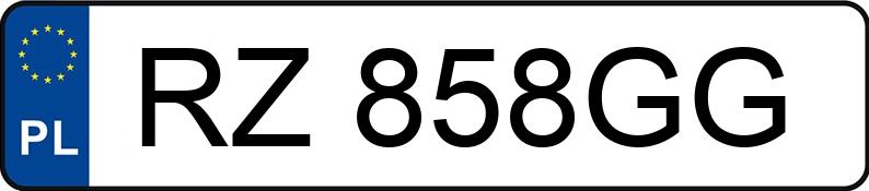 Numer rejestracyjny RZ 858GG posiada AUDI A6 LIMOUSINE - RZ858GG Numer rejestracyjny RZ 858GG posiada AUDI A6 LIMOUSINE - RZ858GG