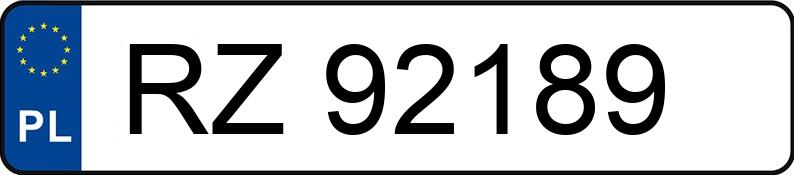 Numer rejestracyjny RZ 92189 posiada PEUGEOT 206 1.4 MR`98 Husky - RZ92189 Numer rejestracyjny RZ 92189 posiada PEUGEOT 206 1.4 MR`98 Husky - RZ92189