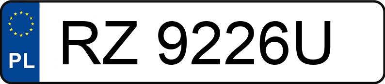 Numer rejestracyjny RZ 9226U posiada KIA VENGA - RZ9226U
