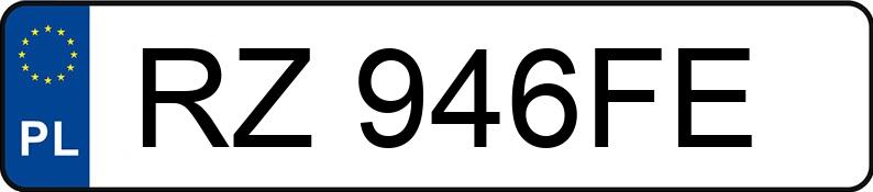Numer rejestracyjny RZ 946FE posiada AUDI A6 AVANT - RZ946FE