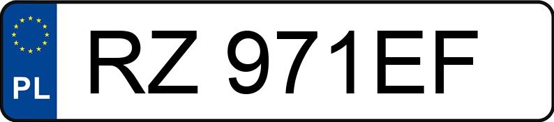 Numer rejestracyjny RZ 971EF posiada BMW 750I - RZ971EF Numer rejestracyjny RZ 971EF posiada BMW 750I - RZ971EF