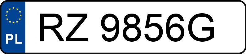 Numer rejestracyjny RZ 9856G posiada FIAT PUNTO - RZ9856G