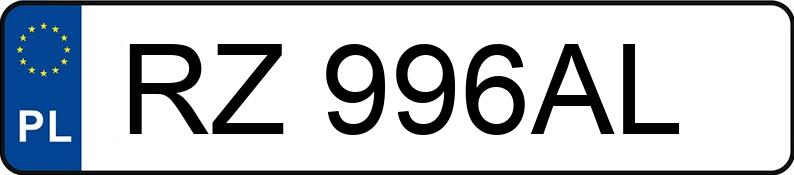 Numer rejestracyjny RZ 996AL posiada BMW 520D - RZ996AL