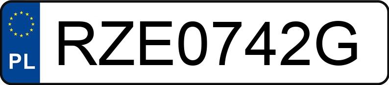 Numer rejestracyjny RZE 0742G posiada VOLKSWAGEN TIGUAN - RZE0742G Numer rejestracyjny RZE 0742G posiada VOLKSWAGEN TIGUAN - RZE0742G