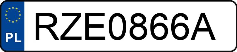 Numer rejestracyjny RZE 0866A posiada MAZDA CX-30 2.0 e-SKYACTIV MR`19 E6d Hikari Aut. - RZE0866A