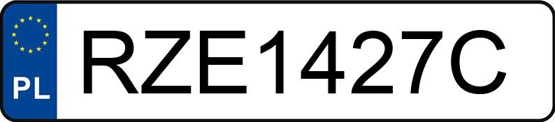Numer rejestracyjny RZE 1427C posiada FORD S-MAX - RZE1427C