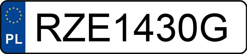 Numer rejestracyjny RZE 1430G posiada CUPRA CUPRA LEON SP - RZE1430G Numer rejestracyjny RZE 1430G posiada CUPRA CUPRA LEON SP - RZE1430G