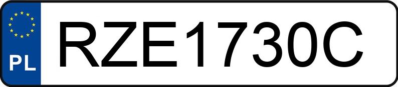 Numer rejestracyjny RZE 1730C posiada AUDI 80 - RZE1730C Numer rejestracyjny RZE 1730C posiada AUDI 80 - RZE1730C