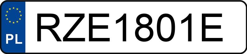 Numer rejestracyjny RZE 1801E posiada TOYOTA TOYOTA C-HR - RZE1801E