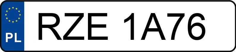 Numer rejestracyjny RZE 1A76 posiada IVECO 35 C12 - RZE1A76