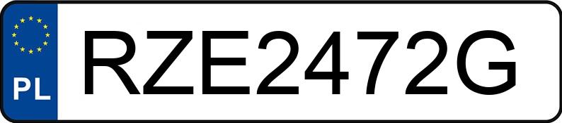 Numer rejestracyjny RZE 2472G posiada BMW 320D - RZE2472G Numer rejestracyjny RZE 2472G posiada BMW 320D - RZE2472G