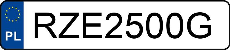 Numer rejestracyjny RZE 2500G posiada BMW 318i MR`04 E4 E90 318i MR`04 E4 E90 - RZE2500G