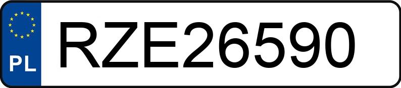 Numer rejestracyjny RZE 26590 posiada LAND ROVER DISCOVERY - RZE26590