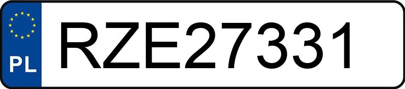 Numer rejestracyjny RZE 27331 posiada RENAULT Megane Coupe 2.0 MR`95 Megane Coupe 2.0 MR`95 - RZE27331