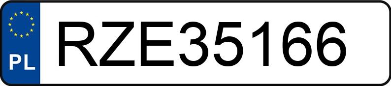 Numer rejestracyjny RZE 35166 posiada FIAT DOBLO - RZE35166 Numer rejestracyjny RZE 35166 posiada FIAT DOBLO - RZE35166