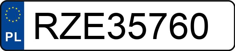 Numer rejestracyjny RZE 35760 posiada KIA MAGENTIS - RZE35760 Numer rejestracyjny RZE 35760 posiada KIA MAGENTIS - RZE35760