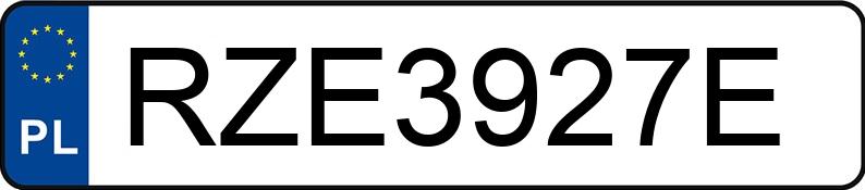 Numer rejestracyjny RZE 3927E posiada FORD FOCUS - RZE3927E Numer rejestracyjny RZE 3927E posiada FORD FOCUS - RZE3927E
