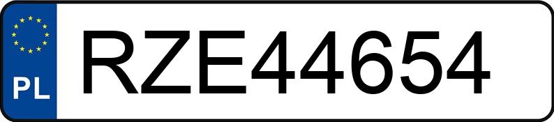 Numer rejestracyjny RZE 44654 posiada VOLKSWAGEN POLO - RZE44654 Numer rejestracyjny RZE 44654 posiada VOLKSWAGEN POLO - RZE44654