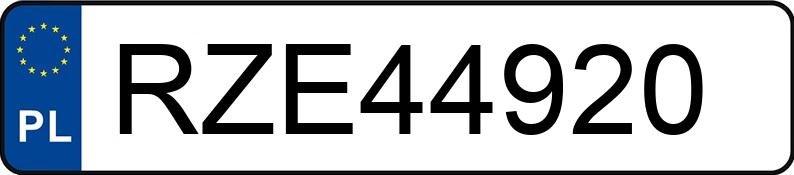 Numer rejestracyjny RZE 44920 posiada RENAULT 430 Premium Distribution E5 19.0t HD 430.19 T - RZE44920