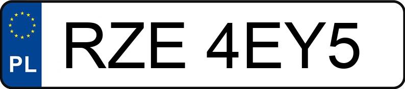 Numer rejestracyjny RZE 4EY5 posiada MAN TGS 26.360 - RZE4EY5 Numer rejestracyjny RZE 4EY5 posiada MAN TGS 26.360 - RZE4EY5