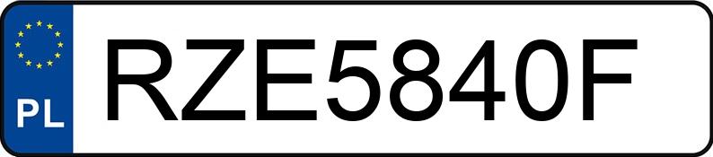 Numer rejestracyjny RZE 5840F posiada KIA STINGER - RZE5840F Numer rejestracyjny RZE 5840F posiada KIA STINGER - RZE5840F